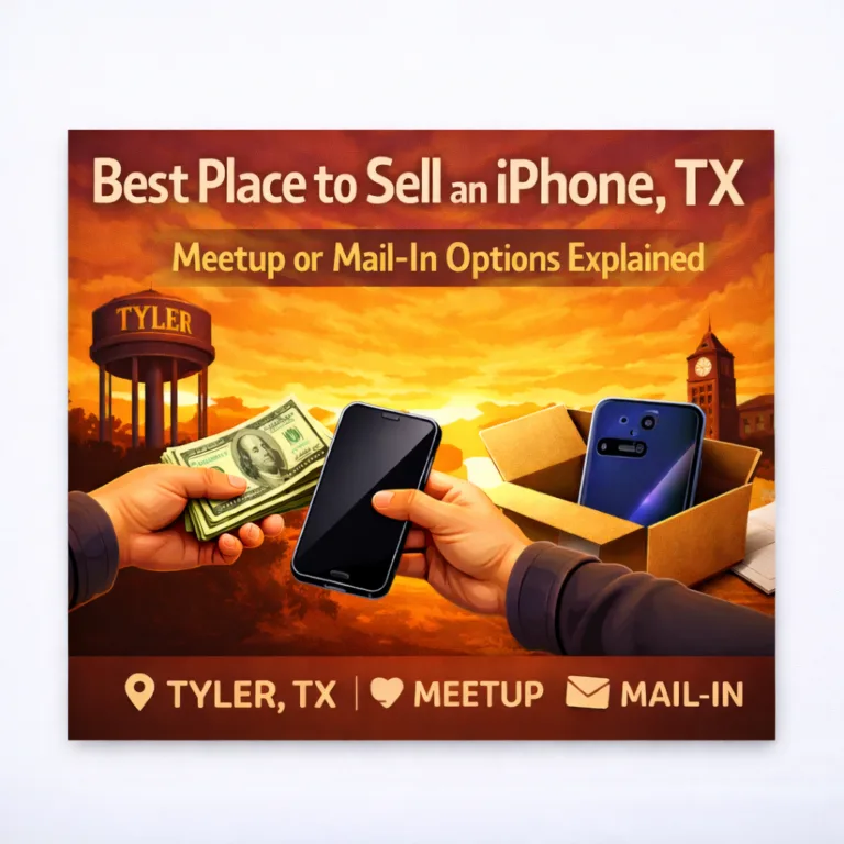 Sell iPhone in Tyler TX meetup or mail-in options for fast cash